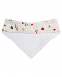 Bandana en jersey imprimée garçon beige brownie bears Bandana en jersey imprimée garçon beige brownie bears