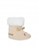 Bottes en daim visage garçon beiges brownie bears Bottes en daim visage garçon beiges brownie bears