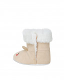 Bottes en daim visage garçon beiges brownie bears Bottes en daim visage garçon beiges brownie bears