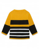 Pull-over en tricot à rayures garçon jaune bee happy Pull-over en tricot à rayures garçon jaune bee happy