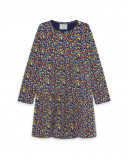 Robe en jersey imprimé fille bleue best friends 4ever Robe en jersey imprimé fille bleue best friends 4ever