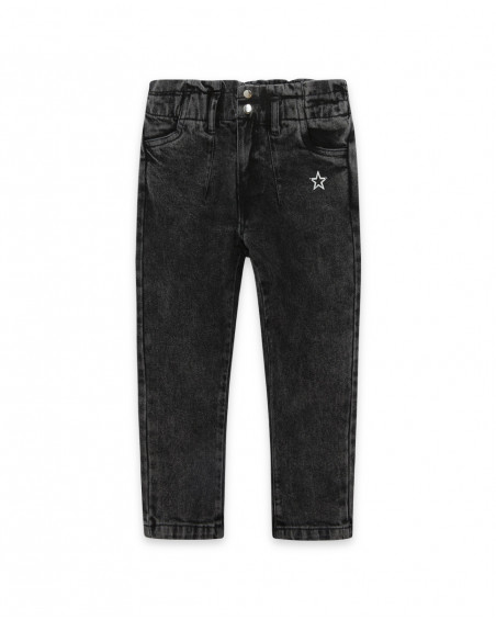 Pantalon en jeans étoile garçon noir hits of 90 Pantalon en jeans étoile garçon noir hits of 90