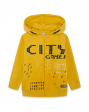Sweat-shirt capuche en peluche avec fermeture éclair fille Sweat-shirt capuche en peluche avec fermeture éclair fille