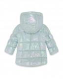Parka éclat avec capuche fille bleue glaciar Parka éclat avec capuche fille bleue glaciar