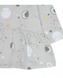 Robe en jersey étoiles fille grise luna llena Robe en jersey étoiles fille grise luna llena