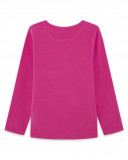 Tee-shirt en jersey étoile fille fucsia basicos baby Tee-shirt en jersey étoile fille fucsia basicos baby