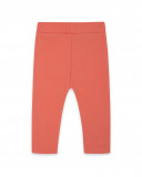 Leggings en coton molletonné fleurs fille rouges color hikers Leggings en coton molletonné fleurs fille rouges color hikers