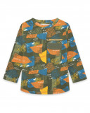 Tee-shirt en jersey imprimée garçon orange northern whales Tee-shirt en jersey imprimée garçon orange northern whales