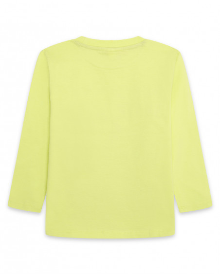 Tee-shirt en jersey message fille vert wild soul Tee-shirt en jersey message fille vert wild soul