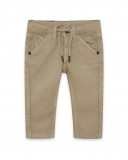 Pantalon en sergé lacets garçon gris mountain Pantalon en sergé lacets garçon gris mountain