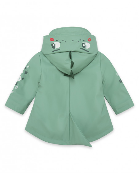Gabardine avec capuche garçon verte highlands Gabardine avec capuche garçon verte highlands