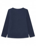 Tee-shirt en jersey imprimée garçon bleu breakfast time Tee-shirt en jersey imprimée garçon bleu breakfast time