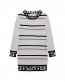 Robe en tricot à rayures garçon grise northern whales Robe en tricot à rayures garçon grise northern whales