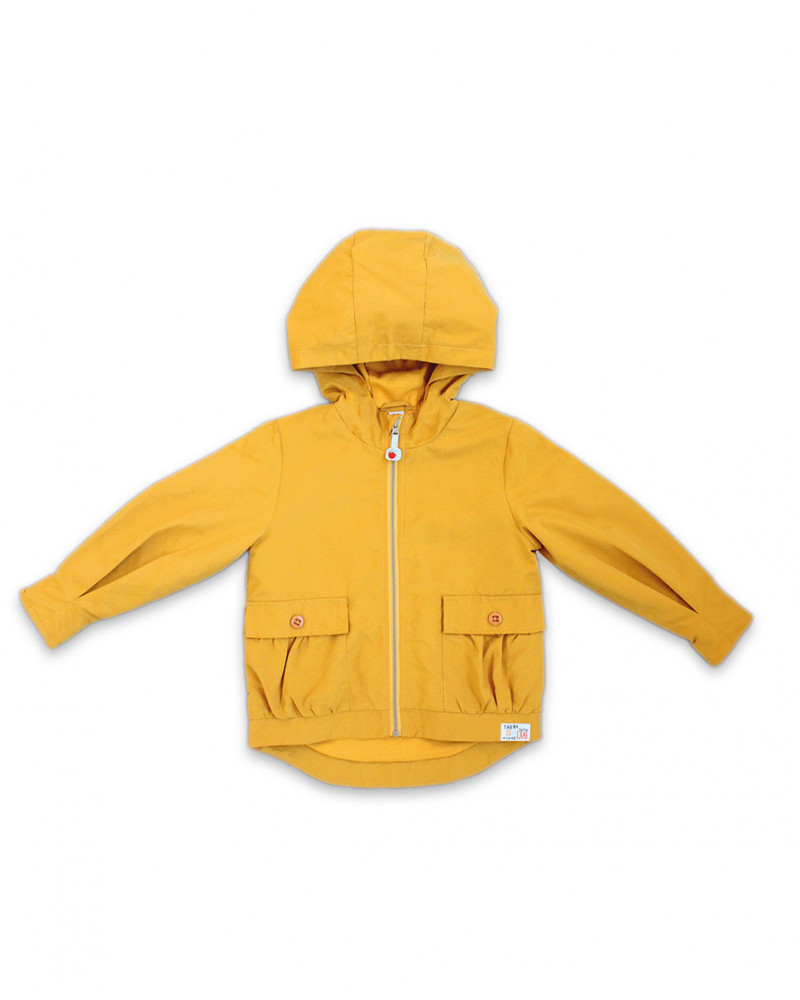 Coupe-vent avec capuche fille orange basicos kids