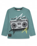 Tee-shirt en jersey radio fille vert hidden nature Tee-shirt en jersey radio fille vert hidden nature