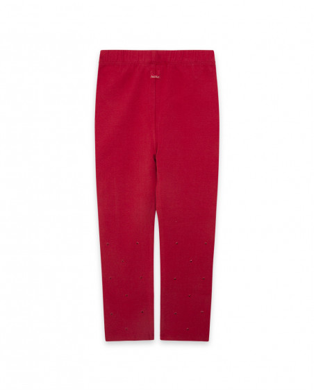 Leggings en jersey étoiles garçon rouges mountain Leggings en jersey étoiles garçon rouges mountain