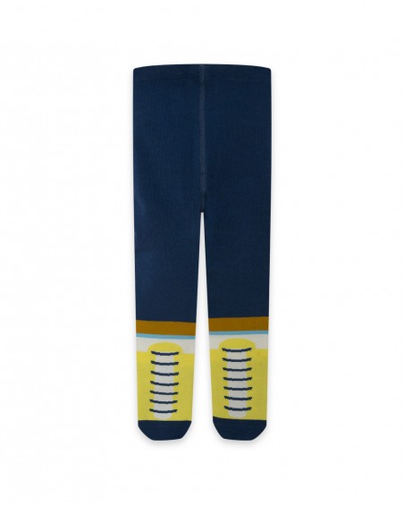 Collants effet baskets fille bleus color hikers Collants effet baskets fille bleus color hikers