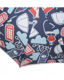 Parapluie imprimé garçon bleu hello london Parapluie imprimé garçon bleu hello london