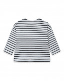 Sweat-shirt en peluche fermée sans capuche fille gris bee happy Sweat-shirt en peluche fermée sans capuche fille gris bee happy