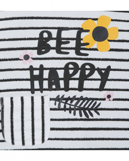 Sweat-shirt en peluche fermée sans capuche fille gris bee happy Sweat-shirt en peluche fermée sans capuche fille gris bee happy
