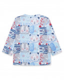 Tee-shirt en jersey imprimée garçon bleu glaciar Tee-shirt en jersey imprimée garçon bleu glaciar