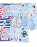 Tee-shirt en jersey imprimée garçon bleu glaciar Tee-shirt en jersey imprimée garçon bleu glaciar