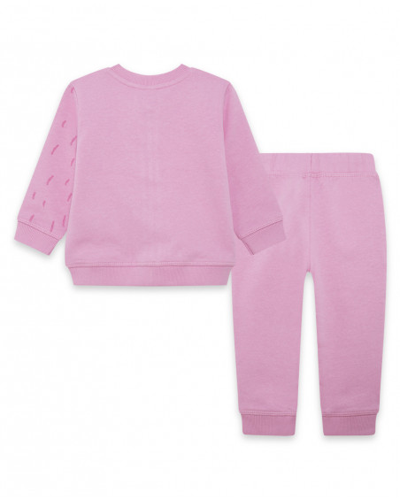 Survêtement coton molletonné oursin garçon rose city gamer Survêtement coton molletonné oursin garçon rose city gamer