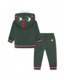 Sweat et pantalon en peluche jogging garçon vert highlands Sweat et pantalon en peluche jogging garçon vert highlands