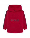 Sweat-shirt capuche en peluche fermée fille rouge wild soul Sweat-shirt capuche en peluche fermée fille rouge wild soul