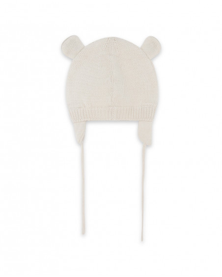 Bonnet en tricot teddy garçon beige brownie bears Bonnet en tricot teddy garçon beige brownie bears