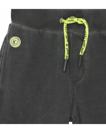 Pantalon en peluche jogging fille gris wild soul
