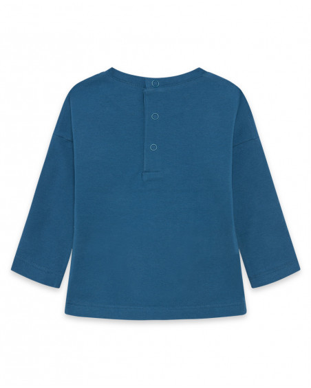 Tee-shirt en jersey sac de ceinture fille bleu color hikers
