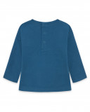 Tee-shirt en jersey sac de ceinture fille bleu color hikers Tee-shirt en jersey sac de ceinture fille bleu color hikers