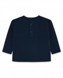 Tee-shirt en jersey imprimée fille bleu kyoto girls Tee-shirt en jersey imprimée fille bleu kyoto girls