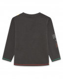 Tee-shirt en jersey imprimée fille noir dance muse Tee-shirt en jersey imprimée fille noir dance muse