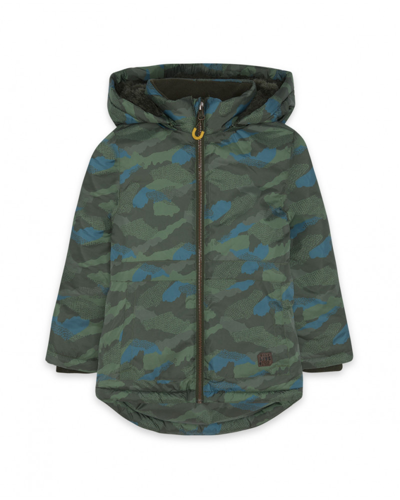 Parka tissus technique avec capuche fille verte dance muse