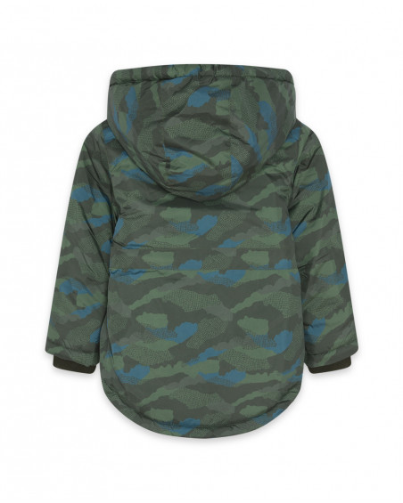 Parka tissus technique avec capuche fille verte dance muse