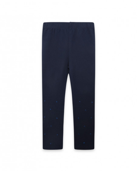 Leggings en jersey étoiles garçon marine basicos baby Leggings en jersey étoiles garçon marine basicos baby