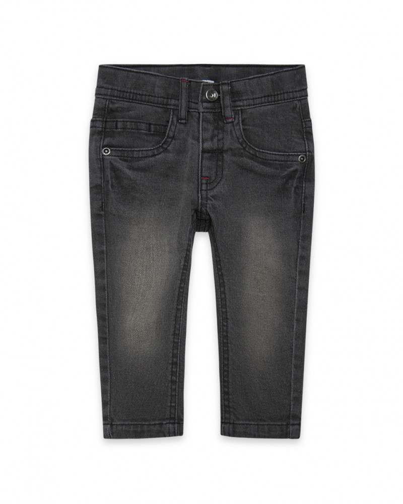 Pantalon en jeans à l'aspect usé garçon gris mountain