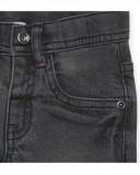 Pantalon en jeans à l'aspect usé garçon gris mountain Pantalon en jeans à l'aspect usé garçon gris mountain