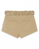 Jupe-pantalon en cotton avec poches fille beige basicos kids Jupe-pantalon en cotton avec poches fille beige basicos kids