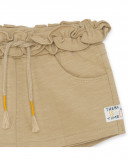 Jupe-pantalon en cotton avec poches fille beige basicos kids Jupe-pantalon en cotton avec poches fille beige basicos kids
