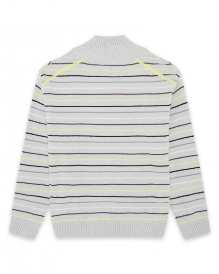 Pull-over en tricot poche kangourou fille gris wild soul Pull-over en tricot poche kangourou fille gris wild soul