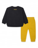Sweat et pantalon en peluche jogging garçon jaune bee happy Sweat et pantalon en peluche jogging garçon jaune bee happy