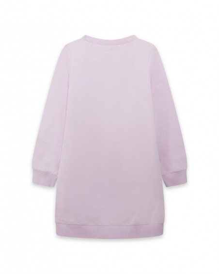 Robe en coton molletonné étoiles garçon rose hits of 90 Robe en coton molletonné étoiles garçon rose hits of 90