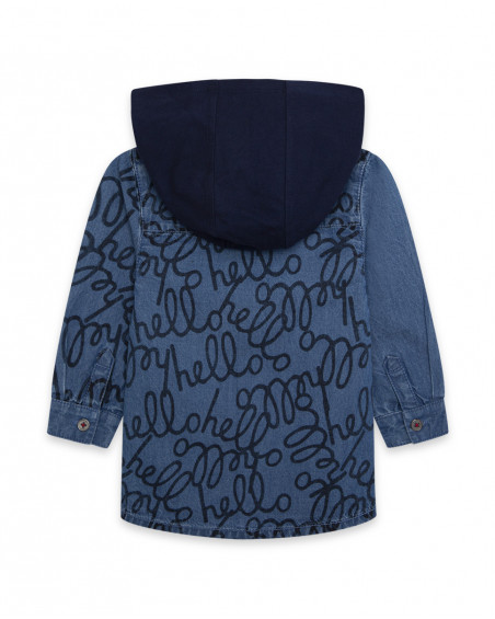 Chemise en jeans avec poches garçon bleues hello london Chemise en jeans avec poches garçon bleues hello london