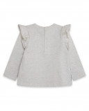 Tee-shirt en jersey imprimée fille blanc glaciar Tee-shirt en jersey imprimée fille blanc glaciar