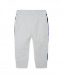 Pantalon en peluche lacets garçon gris glaciar Pantalon en peluche lacets garçon gris glaciar