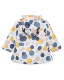 Gabardine avec capuche fille rose bee happy Gabardine avec capuche fille rose bee happy