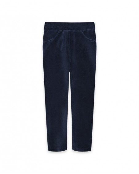 Jeggings velours côtelé et jersey avec détail poche fille Jeggings velours côtelé et jersey avec détail poche fille
